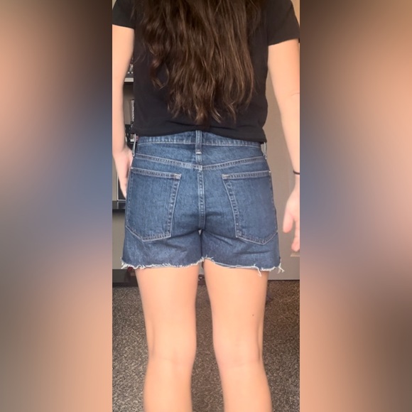 High Rise Jean Shorts - Picture 4 of 5